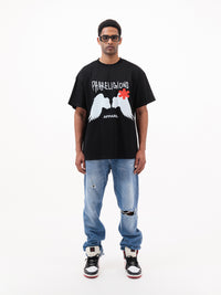 ANGEL WINGS T-SHIRT - BLACK