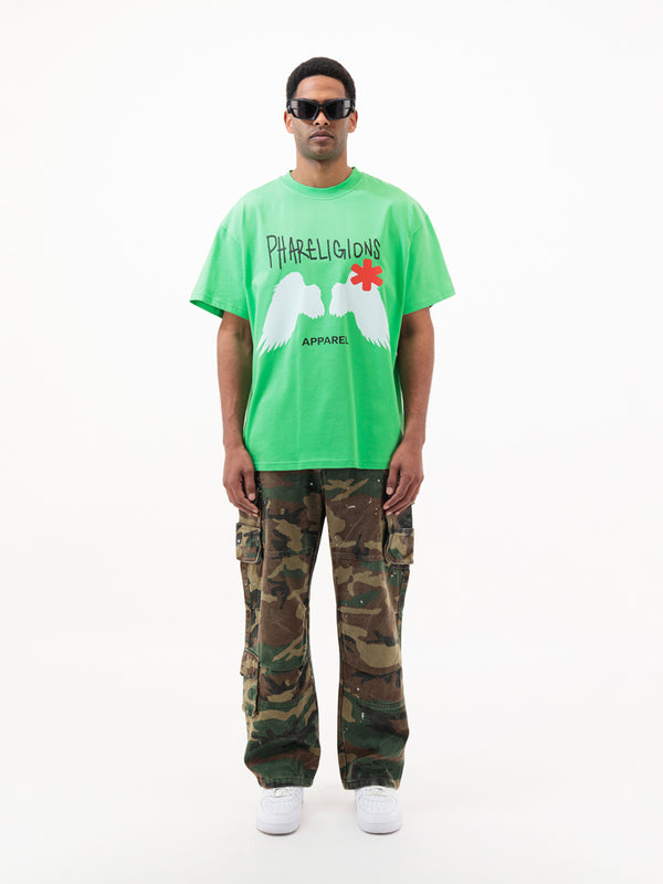 ANGEL WINGS T-SHIRT - GREEN
